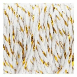 New β€οΈ Hobbycraft White And Gold Twine 27m π 6 New β€οΈ Hobbycraft White And Gold Twine 27m π -Hobbycraft Shop 658677 1000 3 Twine White Gold