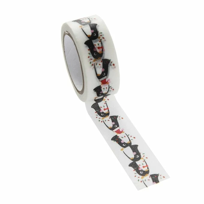 Hot Sale βοΈ Hobbycraft Stacking Penguins Washi Tape 5m π 1 Hot Sale βοΈ Hobbycraft Stacking Penguins Washi Tape 5m π