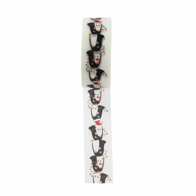 Hot Sale βοΈ Hobbycraft Stacking Penguins Washi Tape 5m π 3 Hot Sale βοΈ Hobbycraft Stacking Penguins Washi Tape 5m π - Image 3