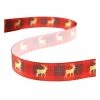 Buy 👍 Hobbycraft Red Tartan Stag Ribbon 10mm X 2m 🤩