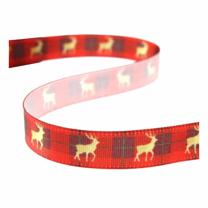 Buy π Hobbycraft Red Tartan Stag Ribbon 10mm X 2m π€© 1 Buy π Hobbycraft Red Tartan Stag Ribbon 10mm X 2m π€©