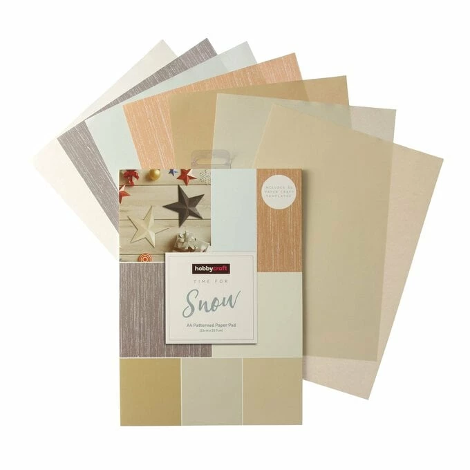 Outlet 🤩 Hobbycraft Time For Snow A4 Paper Pad 24 Sheets 😀 1 Outlet 🤩 Hobbycraft Time For Snow A4 Paper Pad 24 Sheets 😀