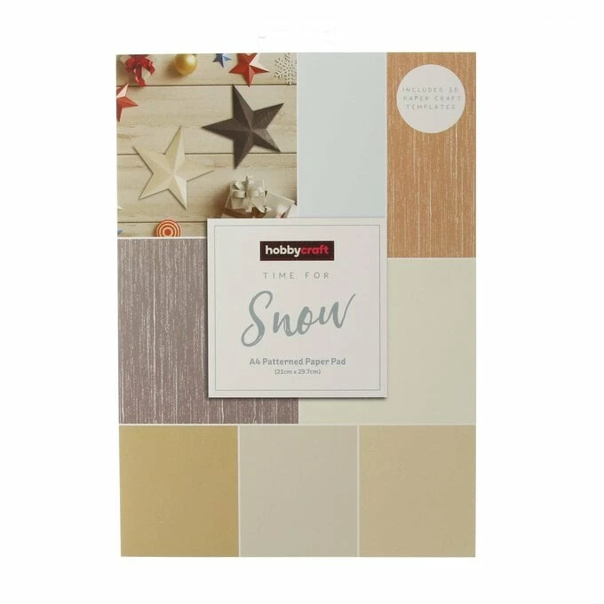Outlet 🤩 Hobbycraft Time For Snow A4 Paper Pad 24 Sheets 😀 4 Outlet 🤩 Hobbycraft Time For Snow A4 Paper Pad 24 Sheets 😀 - Image 4