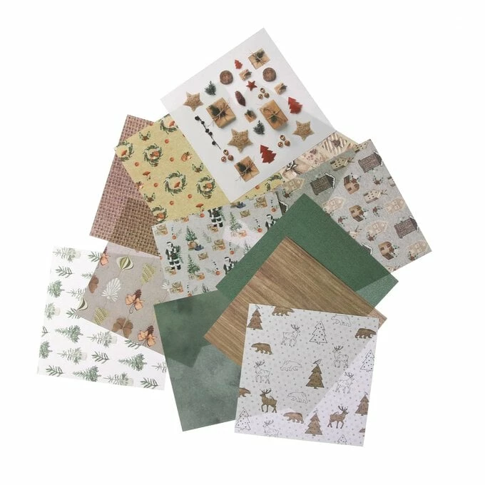 Discount 🥰 Hobbycraft Natural 🔔 Christmas 6 X 6 Inches Paper Pad 24 Sheets 😉 2 Discount 🥰 Hobbycraft Natural 🔔 Christmas 6 X 6 Inches Paper Pad 24 Sheets 😉 - Image 2