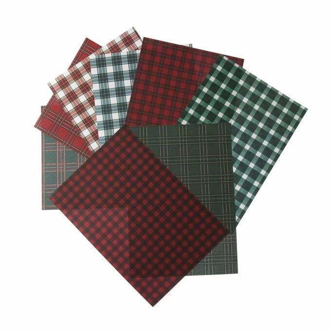 Outlet 🥰 Hobbycraft A Tartan 🔔 Christmas A4 Paper Pad 16 Sheets 😉 2 Outlet 🥰 Hobbycraft A Tartan 🔔 Christmas A4 Paper Pad 16 Sheets 😉 - Image 2