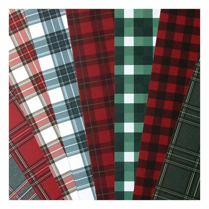 Outlet 🥰 Hobbycraft A Tartan 🔔 Christmas A4 Paper Pad 16 Sheets 😉 3 Outlet 🥰 Hobbycraft A Tartan 🔔 Christmas A4 Paper Pad 16 Sheets 😉 - Image 3