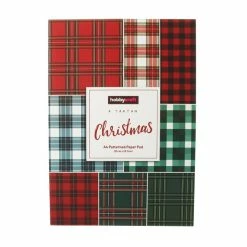 Outlet 🥰 Hobbycraft A Tartan 🔔 Christmas A4 Paper Pad 16 Sheets 😉 9 Outlet 🥰 Hobbycraft A Tartan 🔔 Christmas A4 Paper Pad 16 Sheets 😉 -Hobbycraft Shop 658700 1000 4 Xms22 HC Paper Pad 16sheets Tartan A4