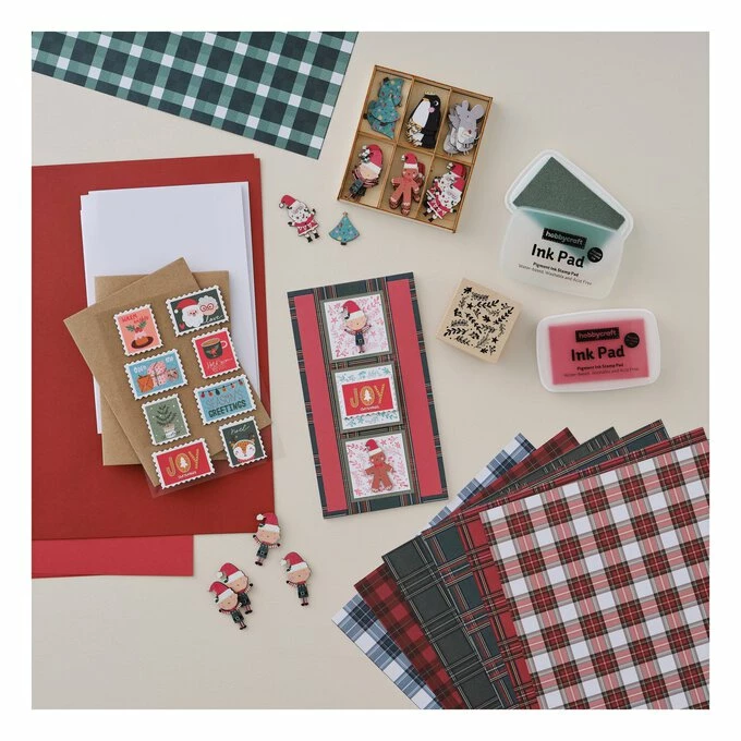 Outlet 🥰 Hobbycraft A Tartan 🔔 Christmas A4 Paper Pad 16 Sheets 😉 6 Outlet 🥰 Hobbycraft A Tartan 🔔 Christmas A4 Paper Pad 16 Sheets 😉 - Image 6