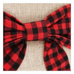 Deals ⌛ Hobbycraft Jute Stocking With Bow 48cm 🤩 -Hobbycraft Shop 658722 1000 2 Jute Christmas Stocking Check Bow