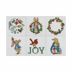 Top 10 😉 Peter Rabbit 🎄 Christmas Cross Stitch Card Kit 6 Pack 😉 11 Top 10 😉 Peter Rabbit 🎄 Christmas Cross Stitch Card Kit 6 Pack 😉 -Hobbycraft Shop 658800 1000 1 Petter Rabbit Cross Stitch Christmas card Kit