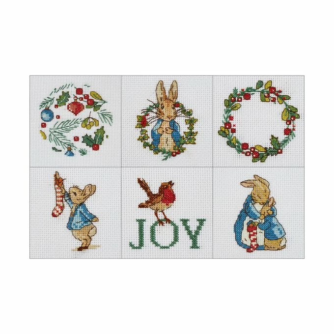 Top 10 😉 Peter Rabbit 🎄 Christmas Cross Stitch Card Kit 6 Pack 😉 3 Top 10 😉 Peter Rabbit 🎄 Christmas Cross Stitch Card Kit 6 Pack 😉 - Image 3