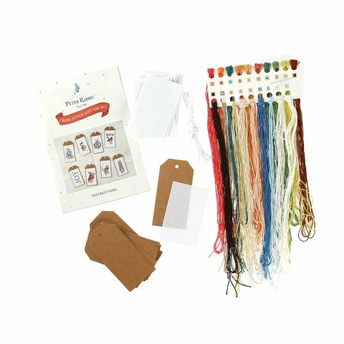 Outlet 👏 Peter Rabbit 🎅 Christmas Cross Stitch Gift Tag Kit 24 Pack 🛒 2 Outlet 👏 Peter Rabbit 🎅 Christmas Cross Stitch Gift Tag Kit 24 Pack 🛒 - Image 2