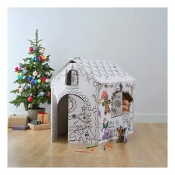 Brand new 🎉 Hobbycraft Colour-In 🎅 Christmas Cardboard Gingerbread House 👏