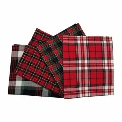 Cheap 🧨 Craft Cotton Company Metallic Tartan Cotton Fat Quarters 4 Pack 🛒