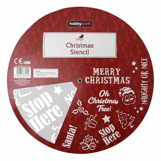 Deals ๐ Hobbycraft ๐ Christmas Santa Stencil Wheel 20cm ๐ 2 Deals ๐ Hobbycraft ๐ Christmas Santa Stencil Wheel 20cm ๐ - Image 2