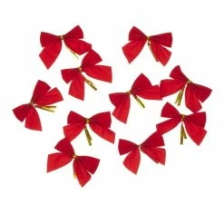Budget 😍 Hobbycraft Mini Decorative Red Bows 10 Pack 🌟