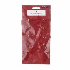 Budget π Hobbycraft Mini Decorative Red Bows 10 Pack π 5 Budget π Hobbycraft Mini Decorative Red Bows 10 Pack π -Hobbycraft Shop 659177 1000 3 christmas red decorative bow
