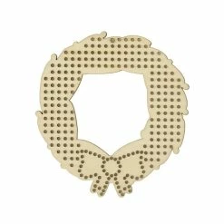 Deals 🌟 Hobbycraft Hanging Wreath Thread Base Wooden Decoration 12.5cm ⌛ -Hobbycraft Shop 659202 1000 1 christmas hanging wreath thread wooden decoration