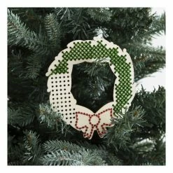 Deals 🌟 Hobbycraft Hanging Wreath Thread Base Wooden Decoration 12.5cm ⌛ -Hobbycraft Shop 659202 1000 2 christmas hanging wreath thread wooden decoration