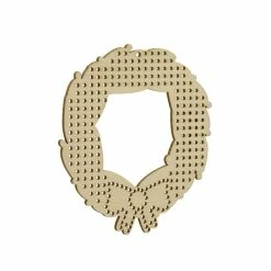 Deals ๐ Hobbycraft Hanging Wreath Thread Base Wooden Decoration 12.5cm โ