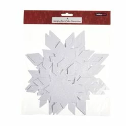 Deals 🎉 Hobbycraft Snowflake Paper Decorations 3 Pack 🌟 -Hobbycraft Shop 659275 1000 3 christmas hanging snowflake decoration