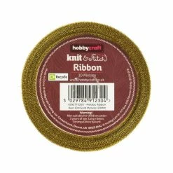 Outlet π Hobbycraft Gold Metallic Ribbon 20mm X 10m π 5 Outlet π Hobbycraft Gold Metallic Ribbon 20mm X 10m π -Hobbycraft Shop 659277 1000 3 Metallic Ribbon reel Gold