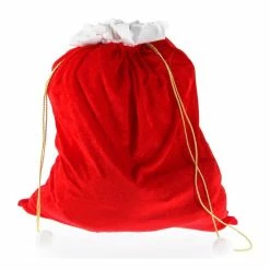 Hot Sale ⭐ Hobbycraft Red Velvet Santa Sack 70cm X 50cm ✔️
