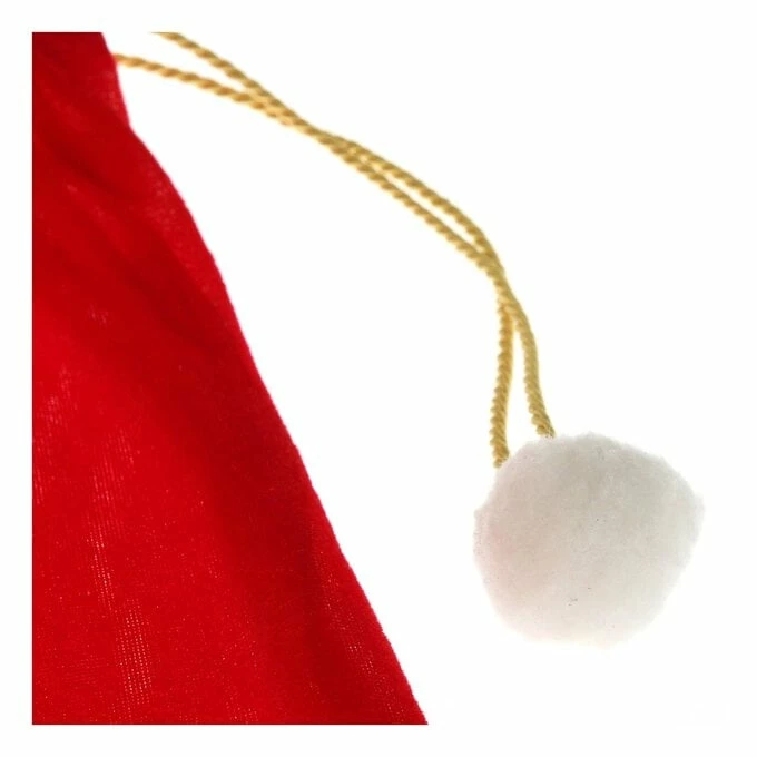 Hot Sale ⭐ Hobbycraft Red Velvet Santa Sack 70cm X 50cm ✔️ 2 Hot Sale ⭐ Hobbycraft Red Velvet Santa Sack 70cm X 50cm ✔️ - Image 2