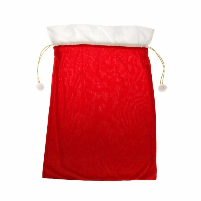 Hot Sale ⭐ Hobbycraft Red Velvet Santa Sack 70cm X 50cm ✔️ 3 Hot Sale ⭐ Hobbycraft Red Velvet Santa Sack 70cm X 50cm ✔️ - Image 3