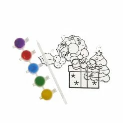 New ๐ Hobbycraft ๐ Christmas Decorations Suncatcher Kit 4 Pack โค๏ธ