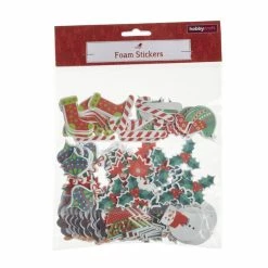 Outlet ✨ Hobbycraft 🎄 Christmas Motif Foam Stickers 🎉 -Hobbycraft Shop 659442 1000 3 christmas foam stickers