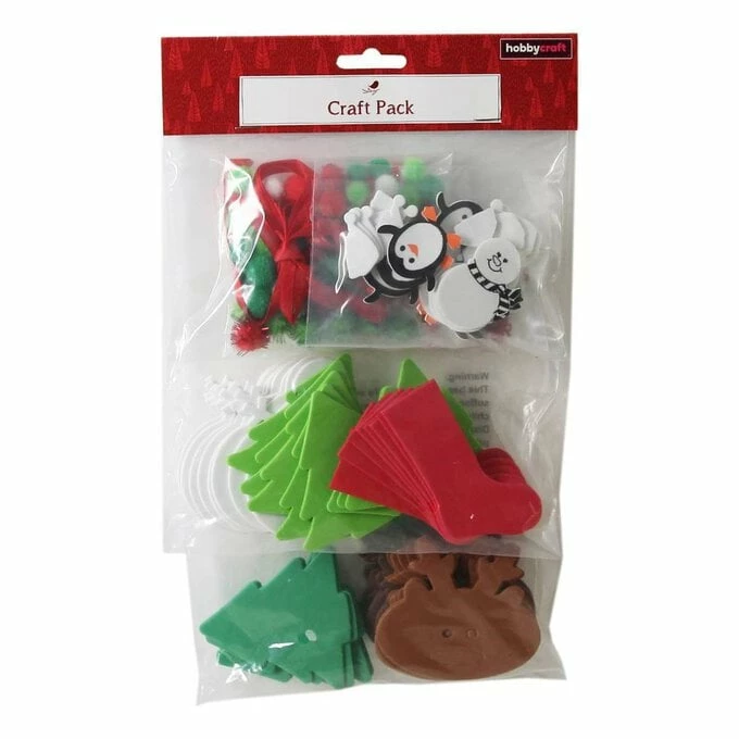 Brand new 🛒 Hobbycraft ❄ Christmas Foam Shape Craft Pack 💯 2 Brand new 🛒 Hobbycraft ❄ Christmas Foam Shape Craft Pack 💯 - Image 2