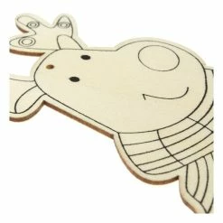 Alternative view of Buy ✔️ Hobbycraft Colour-In Reindeer Decoration 9cm 🎁