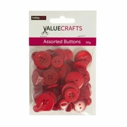 Coupon 𧨠Hobbycraft Red Buttons Pack 50g π₯ 7 Coupon 𧨠Hobbycraft Red Buttons Pack 50g π₯ -Hobbycraft Shop 660135 1002 4 Red Assorted Buttons