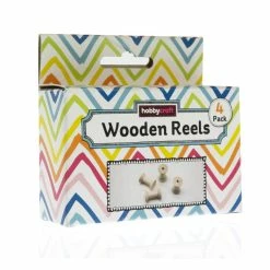Best reviews of 💯 Hobbycraft Wooden Cotton Reels 4 Pack 🔥 -Hobbycraft Shop 660275 1000 3 wooden reels 4pack