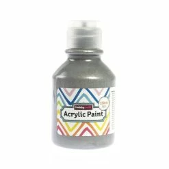 Best deal 🔥 Hobbycraft Kids’ Silver Acrylic Paint 150ml 🎁