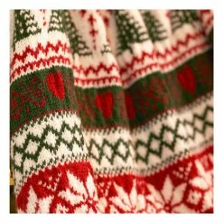 Promo 🎁 West Yorkshire Spinners Woodside Fair Isle Festive Blanket Kit ⌛ -Hobbycraft Shop 661646 1000 6 wys croft aran festive blanket kit