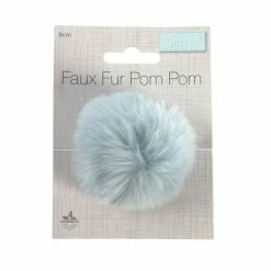 Best reviews of 🎁 Trimits Light Blue Faux Fur Pom Pom 6cm 😍 -Hobbycraft Shop 662744 1003 4 Faux Fur Pom Pom Light Blue
