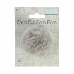 Discount 😀 Trimits Mink Faux Fur Pom Pom 6cm 🔥 -Hobbycraft Shop 662744 1004 4 Faux Fur Pom Pom Mink