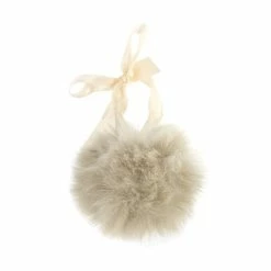 Cheapest 😍 Trimits Natural Faux Fur Pom Pom 6cm 🧨 -Hobbycraft Shop 662744 1006 3 Faux Fur Pom Pom Natural