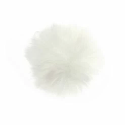 Cheap 😀 Trimits White Faux Fur Pom Pom 6cm 🥰